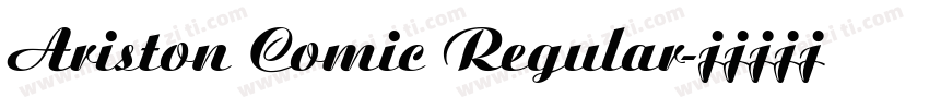 Ariston Comic Regular字体转换